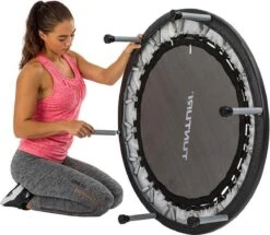 Tunturi Funhop Fitness Trampoline - Mini Trampoline - 95cm Springoppervlak - Incl. Gratis Fitnessapp -Fitnessapparatuur Serie Winkel 1200x1045