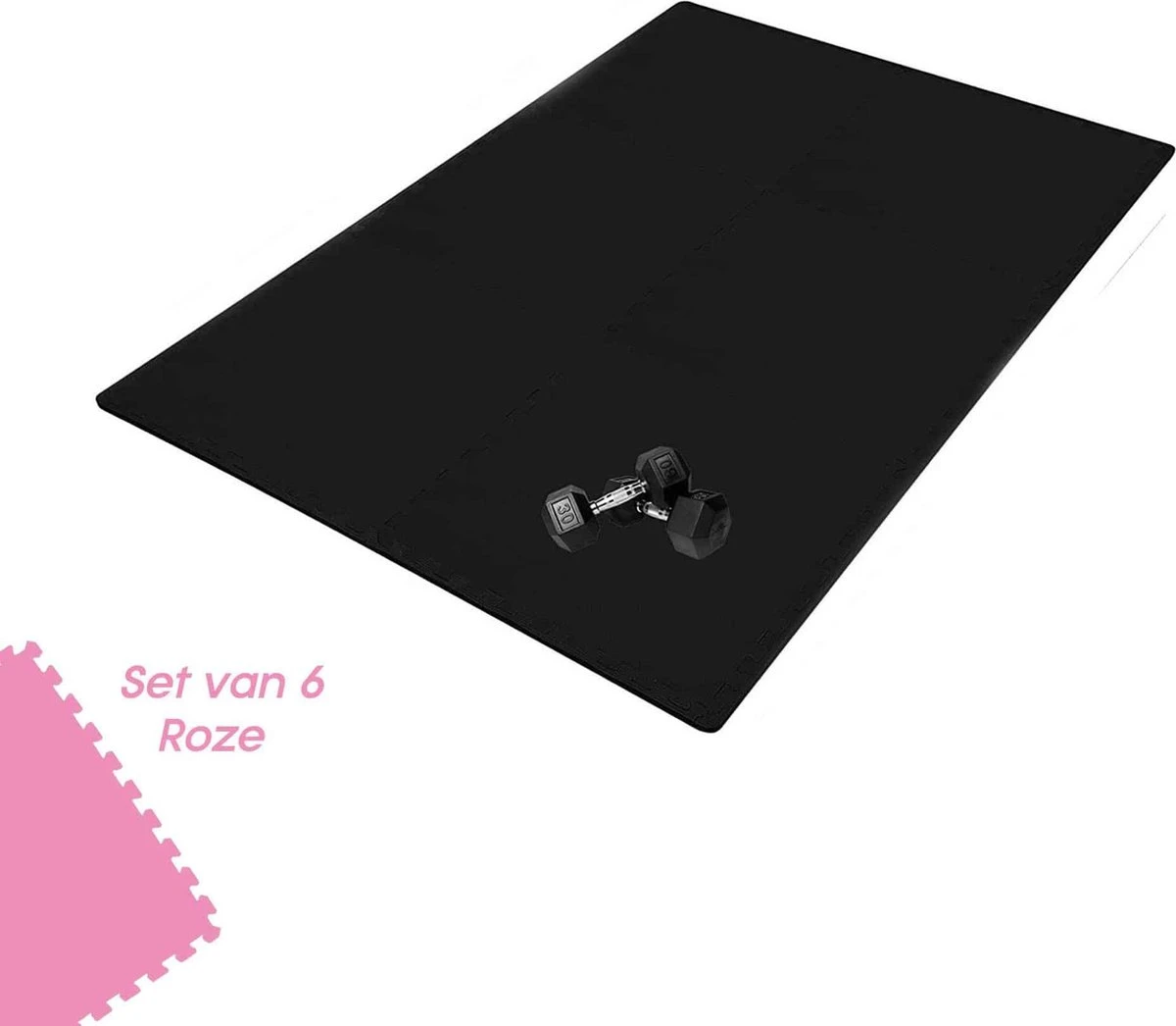 Buxibo Yogamat 60x60x1CM - Set van 6 - Anti Slip - Isoleert Geluid & Waterdicht - Fitness/Yoga/Sport/Vloer/Zwembad Foam Mat - Voor Kind en Volwassenen - Roze Buxibo Yogamat 60x60x1CM - Set Van 6 - Anti Slip - Isoleert Geluid & Waterdicht - Fitness/Yoga/Sport/Vloer/Zwembad Foam Mat - Voor Kind En Volwassenen - Roze -Fitnessapparatuur Serie Winkel 1200x1046 2