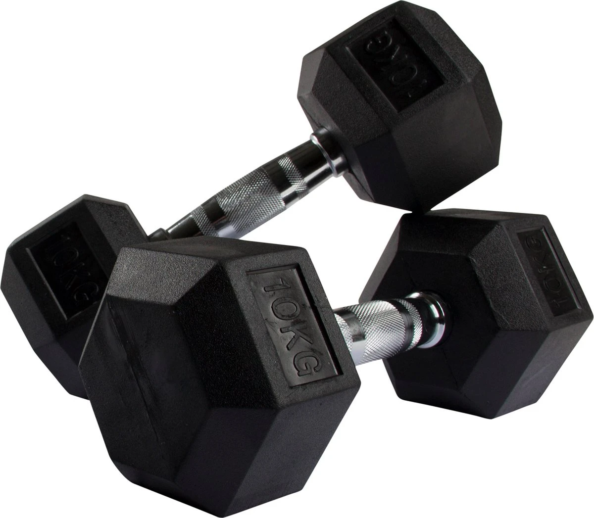 VirtuFit Hexa dumbbell Pro - Gewichten - Fitness - 10 kg - Per stuk VirtuFit Hexa Dumbbell Pro - Gewichten - Fitness - 10 Kg - Per Stuk -Fitnessapparatuur Serie Winkel 1200x1047 4