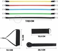 Weerstandsbanden Set - Fitness Elastiek - Resistance Band - Workout Set Met Handvat - Full Body Workout -Fitnessapparatuur Serie Winkel 1200x1049 5