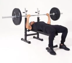 SOUTHWALL Halterbank - Fitnessbank - Verstelbare Haltersteunen - Belastbaar Tot 200kg - Zwart 6 SOUTHWALL Halterbank - Fitnessbank - Verstelbare Haltersteunen - Belastbaar Tot 200kg - Zwart -Fitnessapparatuur Serie Winkel 1200x1050 3