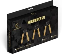 Gouden Grip Handknijpers Medium Set Level 2-4 (45-90kg) + GRATIS Griptraining E-book - Handtrainer - Handgrippers - Handknijper Fitness - Knijphalter - Onderarm Trainer - Handtrainers - Heavy Grip - Buigveer -Fitnessapparatuur Serie Winkel 1200x1051 1