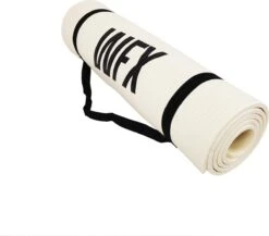 #DoYourFitness/World Fitness Experience - Fitness Mat Perfect Voor Pilates, Aerobics, Yoga - »Yogini« - Non-slip, Duurzaam, Huidvriendelijk, Slijtvast - 183 X 61 X 1,0cm Cm - Wit -Fitnessapparatuur Serie Winkel 1200x1054 2