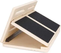 Incline Board - Stretch Board Hout - Antislip En Volledig Inklapbaar - 4 Standen