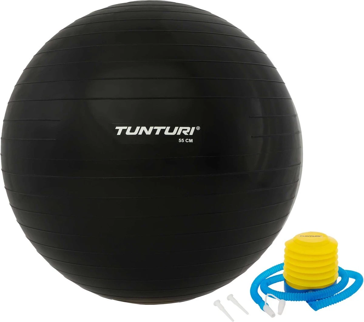 Tunturi Fitness bal - Yoga bal inclusief pomp - Pilates bal - Zwangerschaps bal - 55 cm - Kleur: zwart - Incl. gratis fitness app Tunturi Fitness Bal - Yoga Bal Inclusief Pomp - Pilates Bal - Zwangerschaps Bal - 55 Cm - Kleur: Zwart - Incl. Gratis Fitness App -Fitnessapparatuur Serie Winkel 1200x1061 1