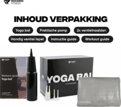 Rockerz Fitness® - Yoga Bal Inclusief Pomp - Pilates Bal - Fitness Bal - Zwangerschapsbal - Goede Houding Bij Het Thuiswerken - 90 Cm - Kleur: Grijs 10 Rockerz Fitness® - Yoga Bal Inclusief Pomp - Pilates Bal - Fitness Bal - Zwangerschapsbal - Goede Houding Bij Het Thuiswerken - 90 Cm - Kleur: Grijs -Fitnessapparatuur Serie Winkel 1200x1061 2