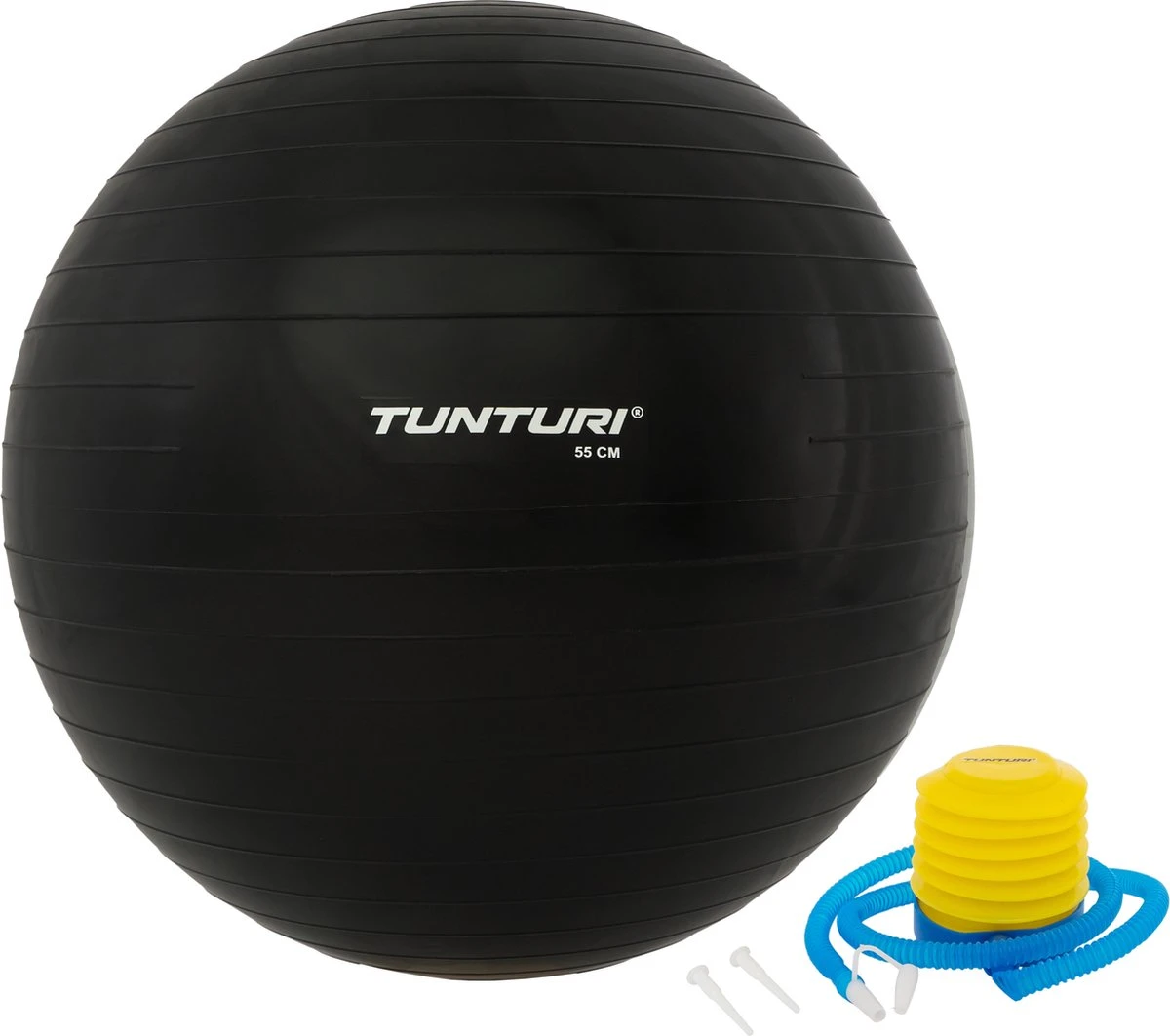 Tunturi Fitness bal - Yoga bal inclusief pomp - Pilates bal - Zwangerschaps bal - 55 cm - Kleur: zwart - Incl. gratis fitness app Tunturi Fitness Bal - Yoga Bal Inclusief Pomp - Pilates Bal - Zwangerschaps Bal - 55 Cm - Kleur: Zwart - Incl. Gratis Fitness App -Fitnessapparatuur Serie Winkel 1200x1062 4