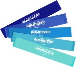 Panathletic Weerstandsbanden – Set Van 5 – Handleiding – Opbergzakje – EBook Met Extra Oefeningen – Blauw -Fitnessapparatuur Serie Winkel 1200x1063 3