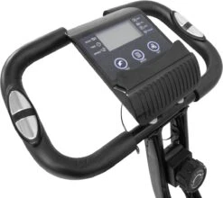 Orange Gym, X-bike Pro Cycle – Zwart - Opvouwbare Hometrainer – Incl. Rugsteun, 8 Weerstandsniveaus, LCD Monitor, Fiets -Fitnessapparatuur Serie Winkel 1200x1067 4