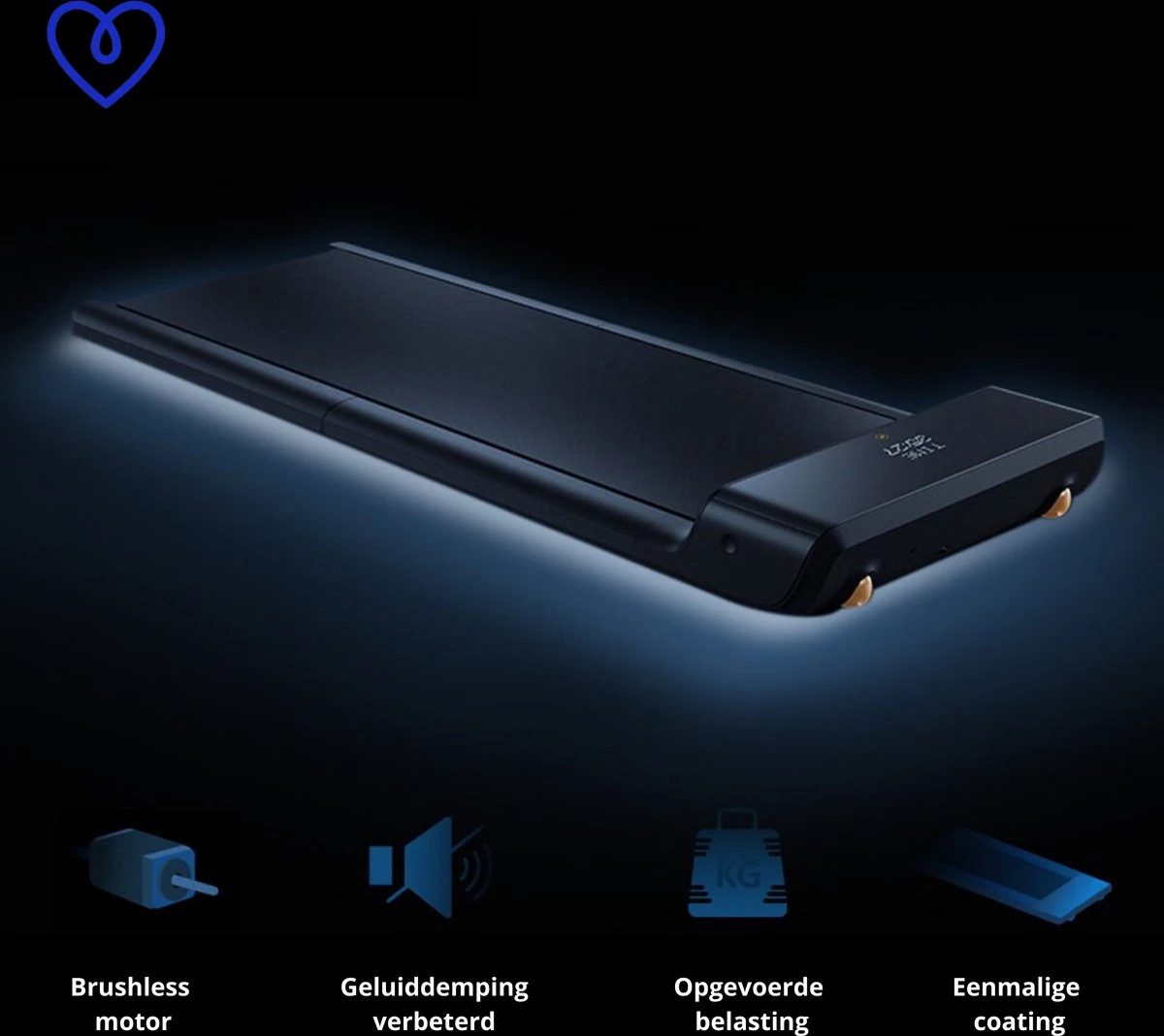 Xiaomi® - Walkingpad - A1 Pro loopband - elektrisch - inklapbaar - bureau - treadmill - walking pad - 6 km/h Xiaomi® - Walkingpad - A1 Pro Loopband - Elektrisch - Inklapbaar - Bureau - Treadmill - Walking Pad - 6 Km/h -Fitnessapparatuur Serie Winkel 1200x1068 1