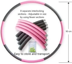 Merkloos Fitness Hoela Hoop | Sport Hoepel - Hula Hoop - Yoga Ring| Perfect Om Af Te Vallen, Je Heupen Shapen En Anti Cellulite! | Aanpasbaar Gewicht | 8 Delen Click-design | Voor Volwassenen En Kinderen| 5 Merkloos Fitness Hoela Hoop | Sport Hoepel - Hula Hoop - Yoga Ring| Perfect Om Af Te Vallen, Je Heupen Shapen En Anti Cellulite! | Aanpasbaar Gewicht | 8 Delen Click-design | Voor Volwassenen En Kinderen| -Fitnessapparatuur Serie Winkel 1200x1071 2