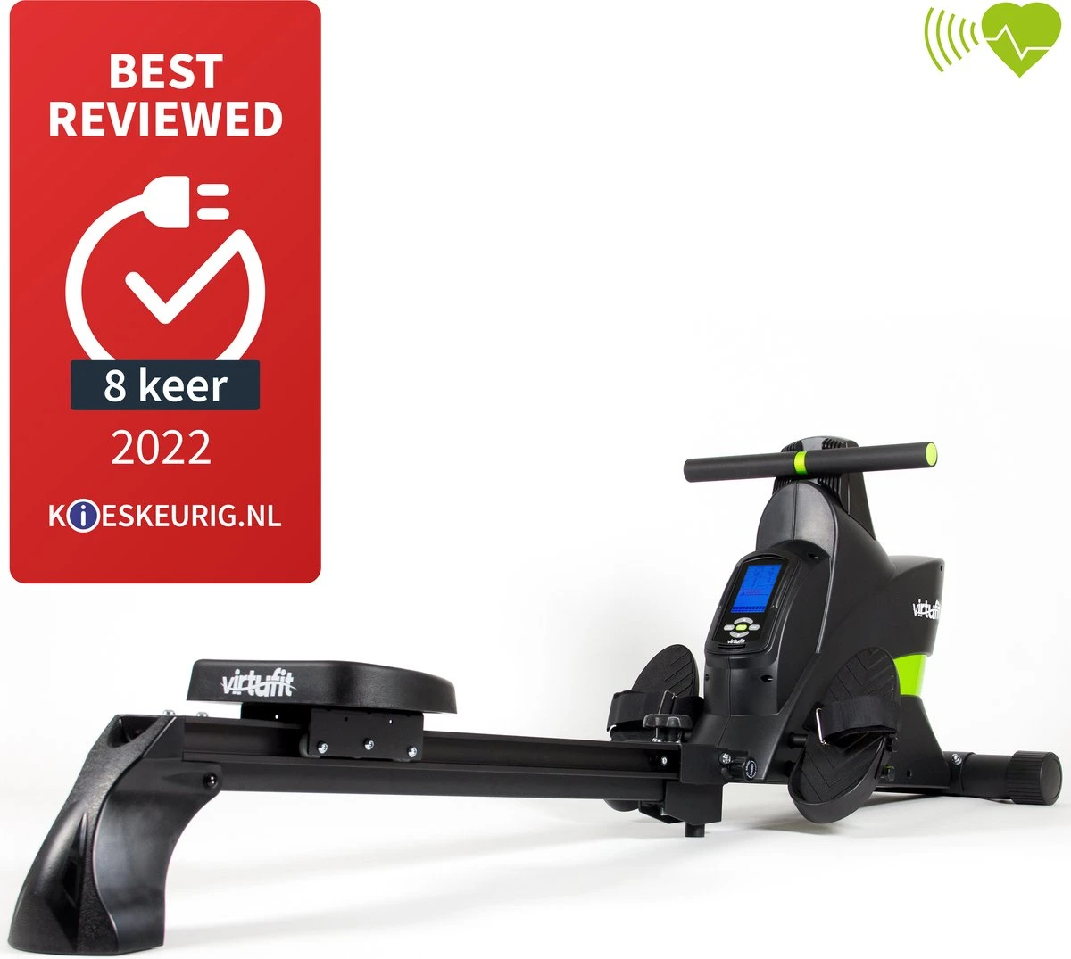 VirtuFit Ergometer Roeitrainer - Hartslagfunctie - Inklapbaar - Zwart VirtuFit Ergometer Roeitrainer - Hartslagfunctie - Inklapbaar - Zwart -Fitnessapparatuur Serie Winkel 1200x1075 1