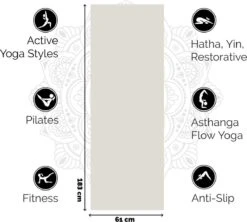 Love Generation ● Yoga Mat ● Fitness Mat ● Zand ● 6 Mm Dik 7 Love Generation ● Yoga Mat ● Fitness Mat ● Zand ● 6 Mm Dik -Fitnessapparatuur Serie Winkel 1200x1079 8