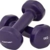 Tunturi Dumbbell Set - 2 X 1,0 Kg - Vinyl - Paars - Incl. Gratis Fitness App -Fitnessapparatuur Serie Winkel 1200x1084 7