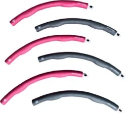 Orange85 Hoepel Fitness - Hoelahoep 100cm - Volwassenen - Hoepelen - Hoolahoop - Sport - Grijs - Roze - 1,2 Kg - Soft - Afvallen -Fitnessapparatuur Serie Winkel 1200x1089