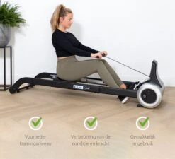 BluMill Roeitrainer - Inklapbaar - LED Scherm - Met Timer - 6 Verschillende Standen 8 BluMill Roeitrainer - Inklapbaar - LED Scherm - Met Timer - 6 Verschillende Standen -Fitnessapparatuur Serie Winkel 1200x1091