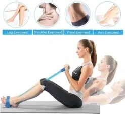 Fitness Bands- Home Trainer- Fitness Pedaal Trainer- Body Workout- Thuis Sporten - Resistance Band Set- Buikspieren, Armen En Benen Trainen- Blauw 5 Fitness Bands- Home Trainer- Fitness Pedaal Trainer- Body Workout- Thuis Sporten - Resistance Band Set- Buikspieren, Armen En Benen Trainen- Blauw -Fitnessapparatuur Serie Winkel 1200x1097 3