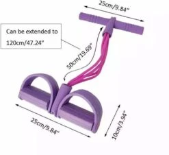 Fitness Bands- Home Trainer- Fitness Pedaal Trainer- Body Workout- Thuis Sporten - Resistance Band Set- Buikspieren, Armen En Benen Trainen- Blauw 8 Fitness Bands- Home Trainer- Fitness Pedaal Trainer- Body Workout- Thuis Sporten - Resistance Band Set- Buikspieren, Armen En Benen Trainen- Blauw -Fitnessapparatuur Serie Winkel 1200x1097 4