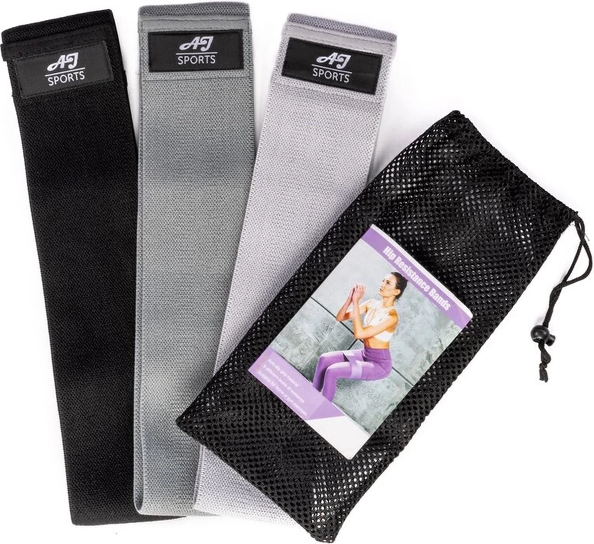 AJ-Sports Weerstandsbanden - Booty Band - Resistance band - Fitness elastiek - Zwart/Grijs/Lichtgrijs - set van 3 weerstandsbanden - Resistance band - Fitness band - Fitness - Workout - Inclusief handleiding & draagtas AJ-Sports Weerstandsbanden - Booty Band - Resistance Band - Fitness Elastiek - Zwart/Grijs/Lichtgrijs - Set Van 3 Weerstandsbanden - Resistance Band - Fitness Band - Fitness - Workout - Inclusief Handleiding & Draagtas -Fitnessapparatuur Serie Winkel 1200x1098 2