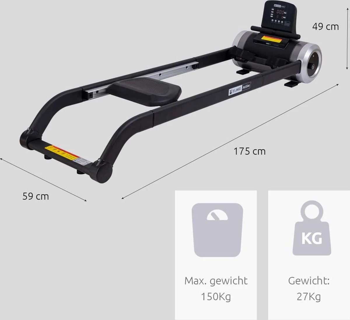 BluMill Roeitrainer - Inklapbaar - LED scherm - met Timer - 6 verschillende standen BluMill Roeitrainer - Inklapbaar - LED Scherm - Met Timer - 6 Verschillende Standen -Fitnessapparatuur Serie Winkel