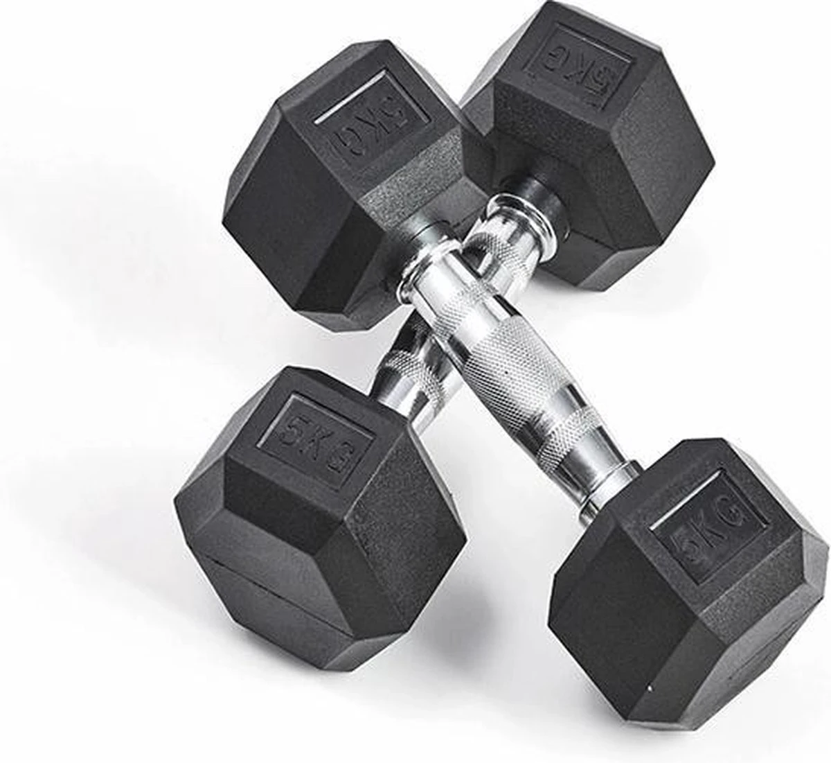Active Panther Hexa Dumbbell set - Professionele gewichten - Halterset - gewichten - 2 x 5 kg - 10 kg Totaal Active Panther Hexa Dumbbell Set - Professionele Gewichten - Halterset - Gewichten - 2 X 5 Kg - 10 Kg Totaal -Fitnessapparatuur Serie Winkel 1200x1101 1