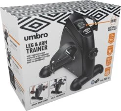 Umbro Stoelfiets - Met Computer - Hometrainer - Bureaufiets - Fietstrainer - Stoelfiets Met Handvaten - Zwart -Fitnessapparatuur Serie Winkel 1200x1101