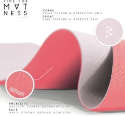 AGreenie Yoga Mat Anti-slip Vervuilingsvrij 6mm / 183x68cm Yoga Mat Breder Gemaakt Van Hoge Kwaliteit TPE / Anti-allergene Yoga Matten Incl. Yoga Mat Tas & E-book / Yoga Set -Fitnessapparatuur Serie Winkel 1200x1107 5