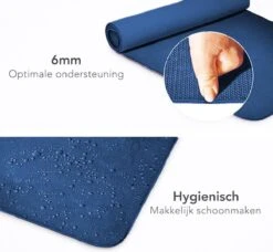 Eco Yoga Mat - Inclusief Draagriem - Fitness Mat Anti Slip - Extra Dik (6 Mm) - 183 X 61 X 0,6 Cm - Donker Blauw - Diverse Kleuren - Hoge Korting 7 Eco Yoga Mat - Inclusief Draagriem - Fitness Mat Anti Slip - Extra Dik (6 Mm) - 183 X 61 X 0,6 Cm - Donker Blauw - Diverse Kleuren - Hoge Korting -Fitnessapparatuur Serie Winkel 1200x1108 5