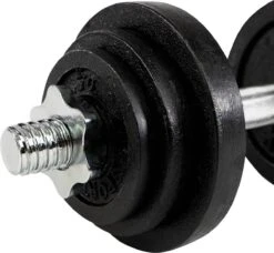 RS Sports Dumbellset - Halterset Met Gewichten - Totaal 20 Kg - 2 Stangen - Zwart -Fitnessapparatuur Serie Winkel 1200x1109 4