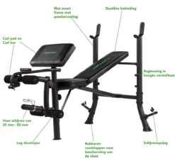 Tunturi WB40 Halterbank - Fitnessbank - Trainingsbank - Bankdrukbank - Thuis Sporten - Leg Extension - Bicep Curls - Incl. Gratis Fitness App 10 Tunturi WB40 Halterbank - Fitnessbank - Trainingsbank - Bankdrukbank - Thuis Sporten - Leg Extension - Bicep Curls - Incl. Gratis Fitness App -Fitnessapparatuur Serie Winkel 1200x1116 4