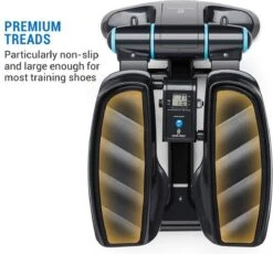 CAPITAL SPORTS Galaxy Step - Mini Stepper - Fitness Training Voor Thuis - LC Display - Inclusief Power Ropes - App Bediening - Blauw -Fitnessapparatuur Serie Winkel 1200x1118 2