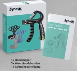 Bynatic Handtrainer Set - Grip Trainer Voor Fitness - Verstelbare Handknijper - Knijphalter Gripper - Onderarm Trainer Set - Handgripper Voor Pols & Vinger - Grip Strength Trainer Verstelbaar - Geschikt Voor Man & Vrouw -Fitnessapparatuur Serie Winkel 1200x1118 8