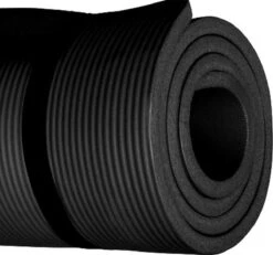 RS Sports Fitnessmat / Trainingsmat NBR - Zwart- 180 X 60 X 1,5cm - Met Draagkoord -Fitnessapparatuur Serie Winkel 1200x1120 16