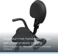 Orange Gym, X-bike Pro Cycle – Zwart - Opvouwbare Hometrainer – Incl. Rugsteun, 8 Weerstandsniveaus, LCD Monitor, Fiets -Fitnessapparatuur Serie Winkel 1200x1123 24