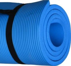 RS Sports Fitnessmat / Trainingsmat NBR - Blauw- 180 X 60 X 1,5 Cm - Met Draagkoord -Fitnessapparatuur Serie Winkel 1200x1123 6