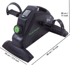 Tunturi Cardio Fit M35 Stoelfiets - Hometrainer - Minibike Met Instelbare Weerstand - Fietstrainer Magnetisch Geremd - Bureaufiets -Fitnessapparatuur Serie Winkel 1200x1124