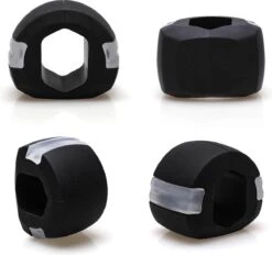 Merkloos Kaaklijn Trainer - Kaak Trainer - Jawline Trainer - Kaakspier Trainer - Jawline Exercise - Facial Toner - Kaaklijn Trainer - Kleur: Zwart