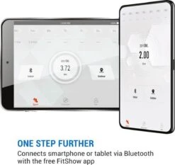 CAPITAL SPORTS Galaxy Step - Mini Stepper - Fitness Training Voor Thuis - LC Display - Inclusief Power Ropes - App Bediening - Blauw -Fitnessapparatuur Serie Winkel 1200x1130 2