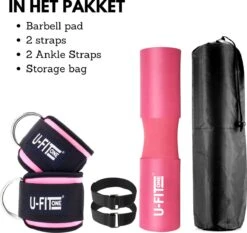 U Fit One Barbell Pad & 2 Stuks Ankle Straps Set - Enkelband - Ankle Cuff Strap - Enkel Strap - Billen Trainer - Nekbeschermer - Barpad - Squat Sponge Bar Pad - Schouderpad - Halterstang - Lunges - Hip Thrust - Roze 7 U Fit One Barbell Pad & 2 Stuks Ankle Straps Set - Enkelband - Ankle Cuff Strap - Enkel Strap - Billen Trainer - Nekbeschermer - Barpad - Squat Sponge Bar Pad - Schouderpad - Halterstang - Lunges - Hip Thrust - Roze -Fitnessapparatuur Serie Winkel 1200x1131 13