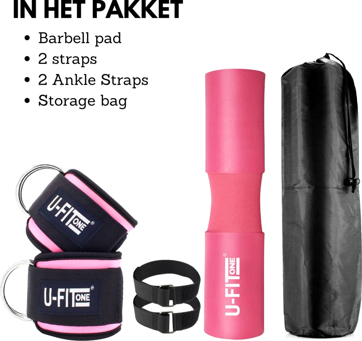 U Fit One Barbell Pad & 2 Stuks Ankle straps set - Enkelband - Ankle Cuff Strap - Enkel strap - Billen trainer - nekbeschermer - Barpad - Squat sponge bar pad - Schouderpad - Halterstang - Lunges - Hip Thrust - Roze U Fit One Barbell Pad & 2 Stuks Ankle Straps Set - Enkelband - Ankle Cuff Strap - Enkel Strap - Billen Trainer - Nekbeschermer - Barpad - Squat Sponge Bar Pad - Schouderpad - Halterstang - Lunges - Hip Thrust - Roze -Fitnessapparatuur Serie Winkel 1200x1131 13