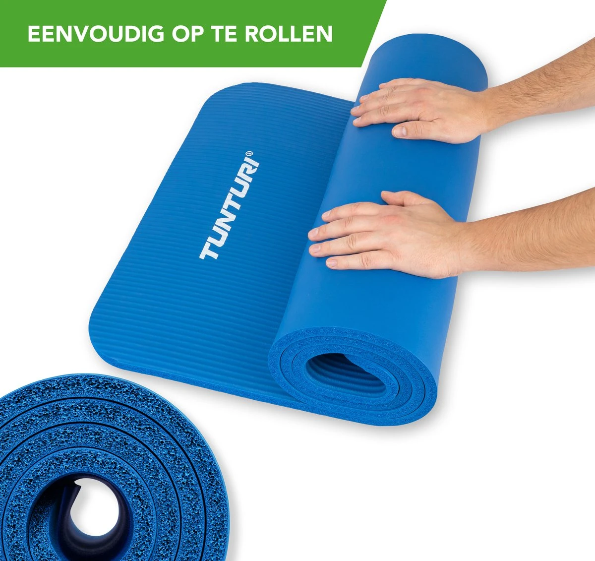 Tunturi fitnessmat - Yogamat - Sportmat gemaakt van zacht NBR materiaal - 180 x 60 x 1,5cm - Blauw - Incl. gratis fitness app Tunturi Fitnessmat - Yogamat - Sportmat Gemaakt Van Zacht NBR Materiaal - 180 X 60 X 1,5cm - Blauw - Incl. Gratis Fitness App -Fitnessapparatuur Serie Winkel 1200x1131 3