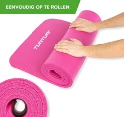 Tunturi Fitnessmat - Yogamat - Sportmat Gemaakt Van Zacht NBR Materiaal - 180 X 60 X 1,5cm - Roze - Incl. Gratis Fitness App 4 Tunturi Fitnessmat - Yogamat - Sportmat Gemaakt Van Zacht NBR Materiaal - 180 X 60 X 1,5cm - Roze - Incl. Gratis Fitness App -Fitnessapparatuur Serie Winkel 1200x1131 4