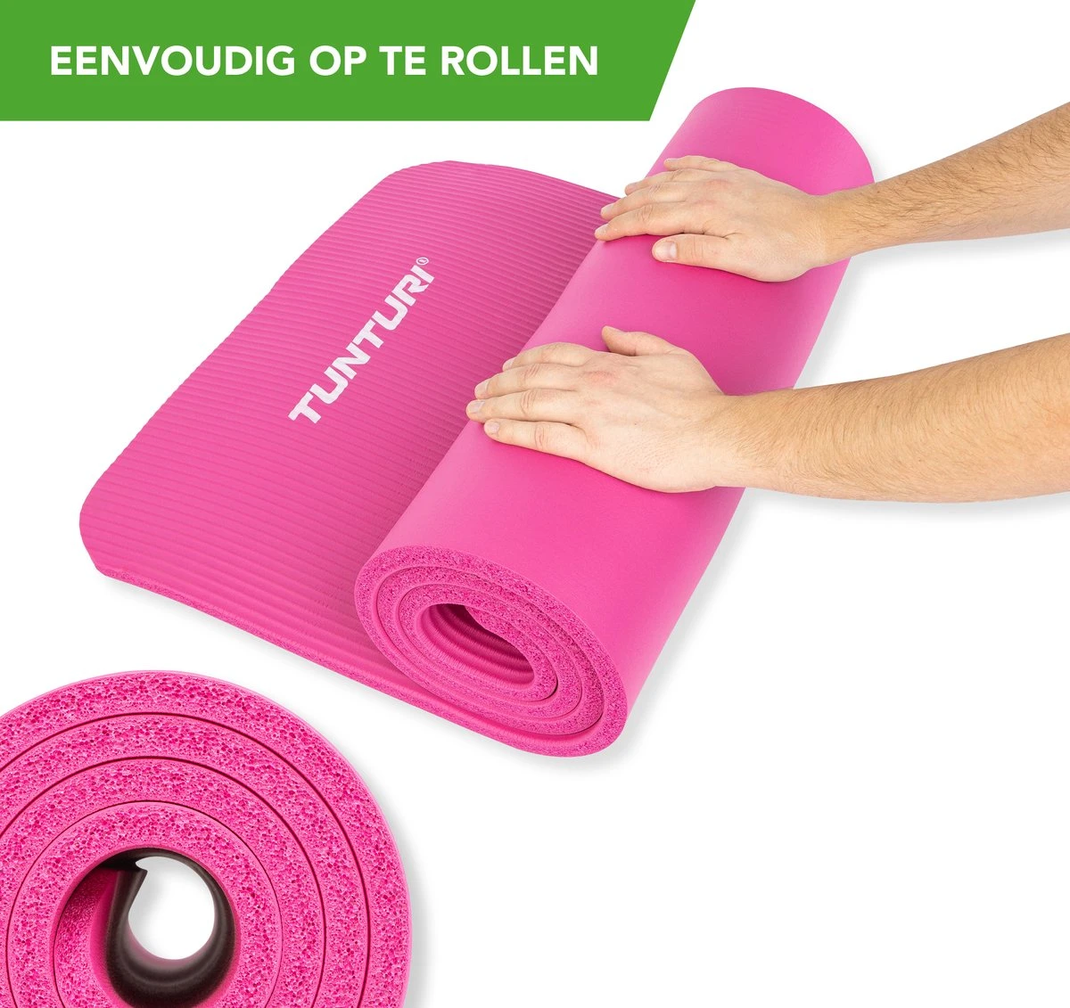 Tunturi fitnessmat - Yogamat - Sportmat gemaakt van zacht NBR materiaal - 180 x 60 x 1,5cm - Roze - Incl. gratis fitness app Tunturi Fitnessmat - Yogamat - Sportmat Gemaakt Van Zacht NBR Materiaal - 180 X 60 X 1,5cm - Roze - Incl. Gratis Fitness App -Fitnessapparatuur Serie Winkel 1200x1131 4