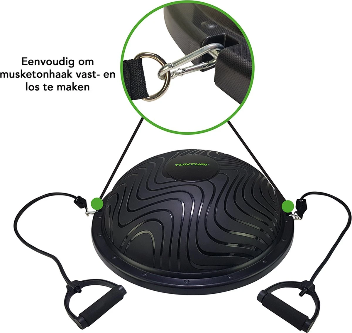 Tunturi Balanstrainer pro met handvatten - Balanskussen met resistance band set - Balansbal incl. meegeleverde voetpomp - Incl. gratis fitness app Tunturi Balanstrainer Pro Met Handvatten - Balanskussen Met Resistance Band Set - Balansbal Incl. Meegeleverde Voetpomp - Incl. Gratis Fitness App -Fitnessapparatuur Serie Winkel