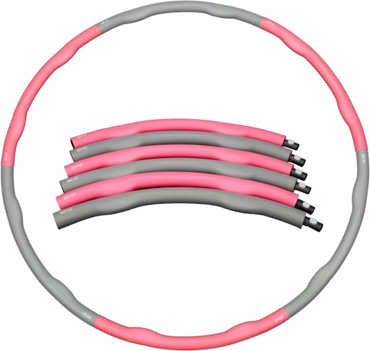 Weight hoop Original - Fitness Hoelahoep - Met DVD - 1.5kg - Ø 100 cm - Roze/Grijs Merkloos Weight Hoop Original - Fitness Hoelahoep - Met DVD - 1.5kg - Ø 100 Cm - Roze/Grijs -Fitnessapparatuur Serie Winkel 1200x1136 10