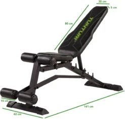 Tunturi UB80 Halterbank Verstelbaar - Fitnessbank Belastbaar Tot 200kg - Trainingsbank & Buikspierbank In één - Incl. Gratis Tunturi Training App -Fitnessapparatuur Serie Winkel 1200x1136 13