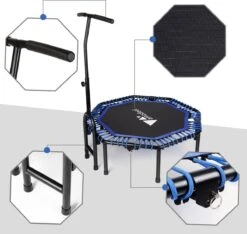 FOXSPORT Trampoline - Jump - Fitness - Volwassene Of Kindertrampoline - Fitness Trampoline Met Handvat - Mini Trampoline - Kleine Trampoline - Sport Trampoline - Inclusief Handgrip - Fitnesstrampolines - 119 Cm 8 FOXSPORT Trampoline - Jump - Fitness - Volwassene Of Kindertrampoline - Fitness Trampoline Met Handvat - Mini Trampoline - Kleine Trampoline - Sport Trampoline - Inclusief Handgrip - Fitnesstrampolines - 119 Cm -Fitnessapparatuur Serie Winkel 1200x1136 3