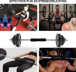 MJ Sports Premium Barbell Pad - Nekbeschermer - Barpad - Nekkussen - Squats - Hip Thrusts - Fitness - Zwart 13 MJ Sports Premium Barbell Pad - Nekbeschermer - Barpad - Nekkussen - Squats - Hip Thrusts - Fitness - Zwart -Fitnessapparatuur Serie Winkel 1200x1137 27