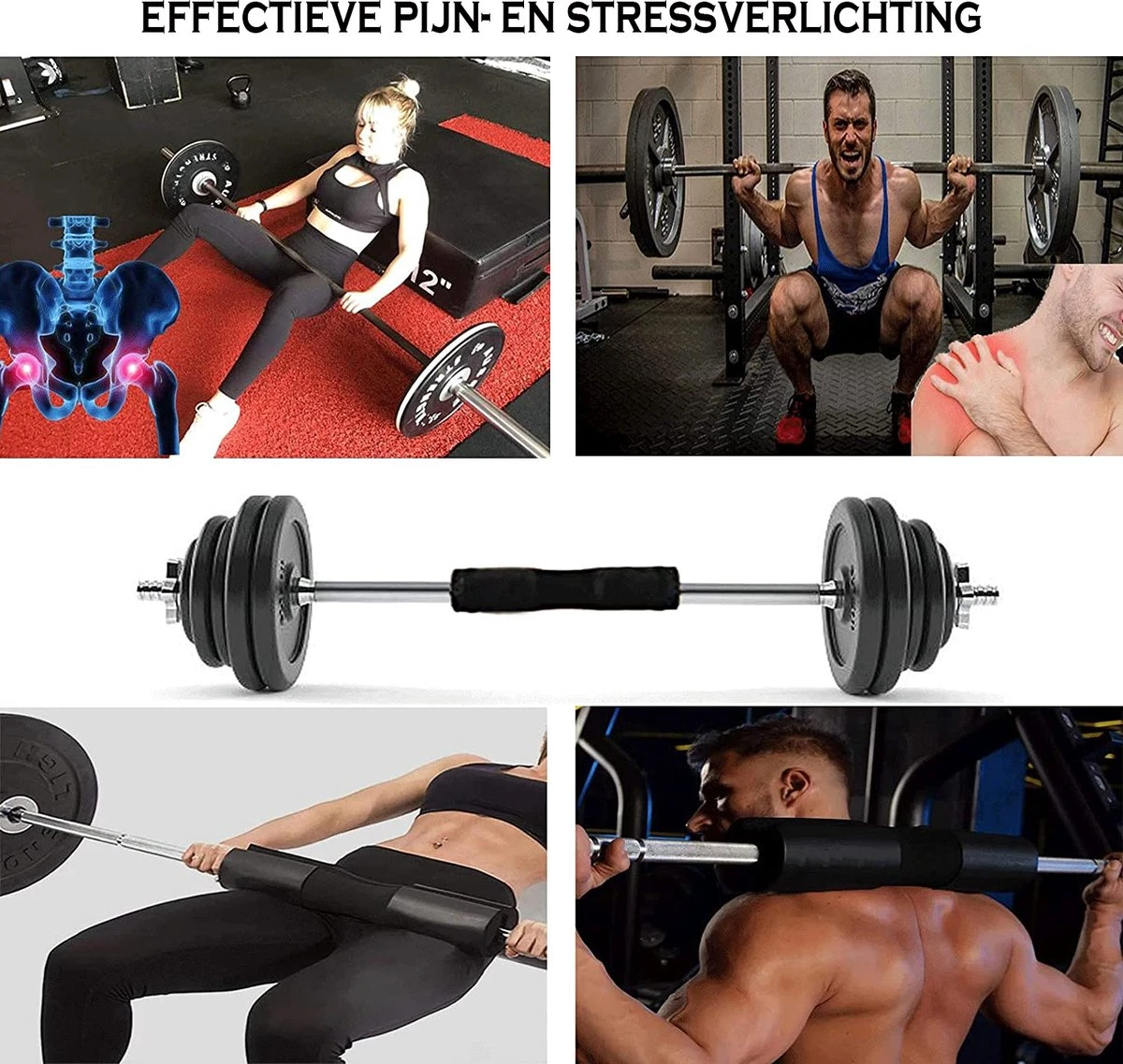 MJ Sports Premium Barbell Pad - Nekbeschermer - Barpad - Nekkussen - Squats - Hip Thrusts - Fitness - Zwart MJ Sports Premium Barbell Pad - Nekbeschermer - Barpad - Nekkussen - Squats - Hip Thrusts - Fitness - Zwart -Fitnessapparatuur Serie Winkel 1200x1137 27