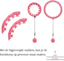 DeSire Fitness Hoelahoep Met Gewicht - Roze - Sport Hoepel Voor Volwassenen En Kinderen - Hula Hoop - Weight Hoop - HoolaHoop -Fitnessapparatuur Serie Winkel 1200x1138 10